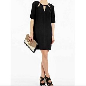 BCBG Maxazria Rosetta Cutout Dress in Black, Small